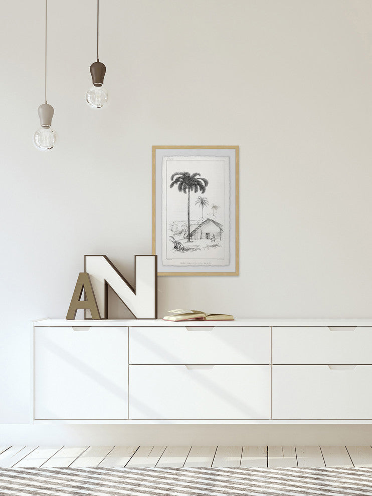 "The Arecaceae" Framed Painting Print, 20"x30"