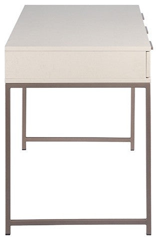 Rebel Desk, Champagne Gold, Cream