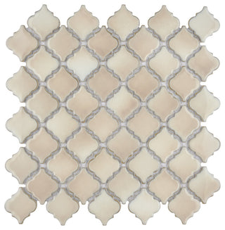 Hudson Tangier Mosaic Floor and Wall Tile, Truffle