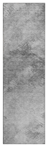 Premium Machine Washable Mayfield AMF590 Silver 2'3" x 7'6" Runner Rug