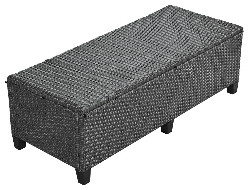 5-Piece Outdoor Wicker Patio Sofa Set, Grey