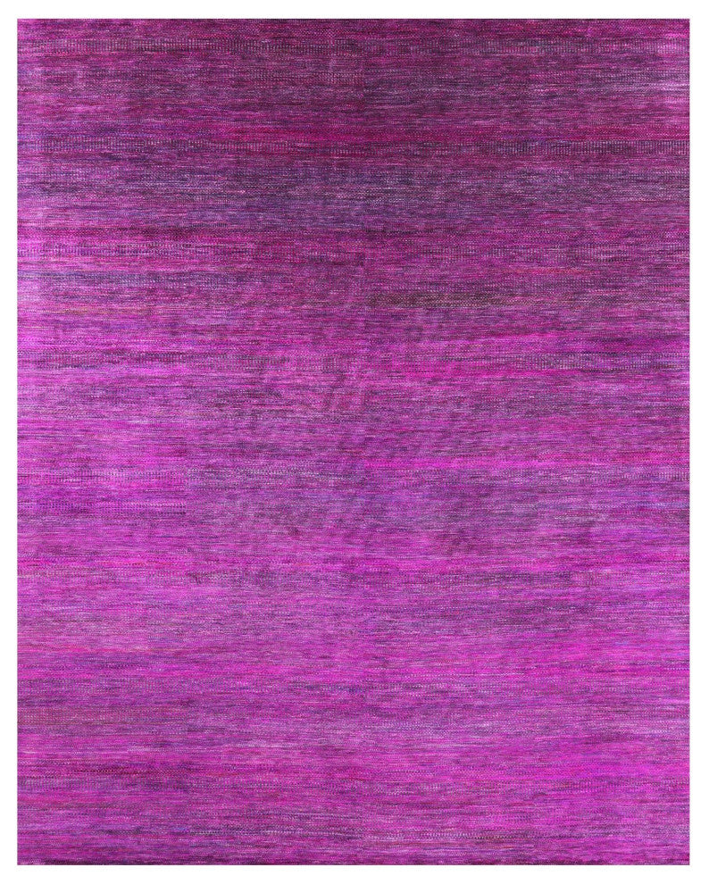 12' 2" X 15' 2" Wool and Silk Super Savannah Gabbeh Handmade Rug Q8612