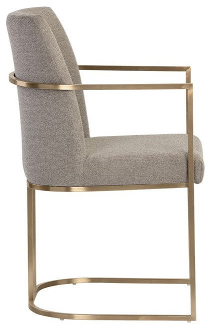 Rayla Dining Armchair, Belfast Oyster Shell