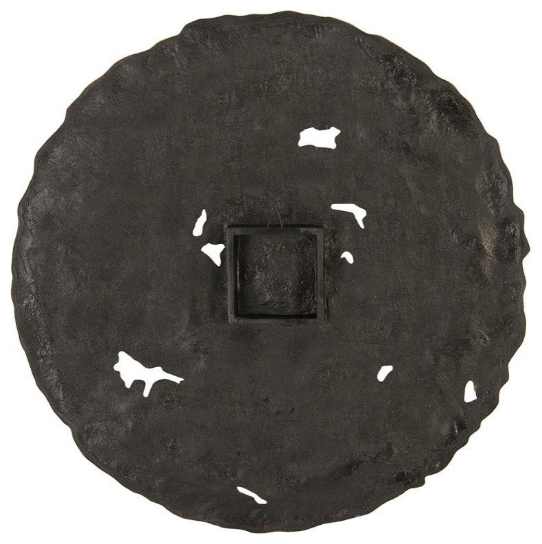 Molten Disc Wall Art, Gold Leaf, Medium