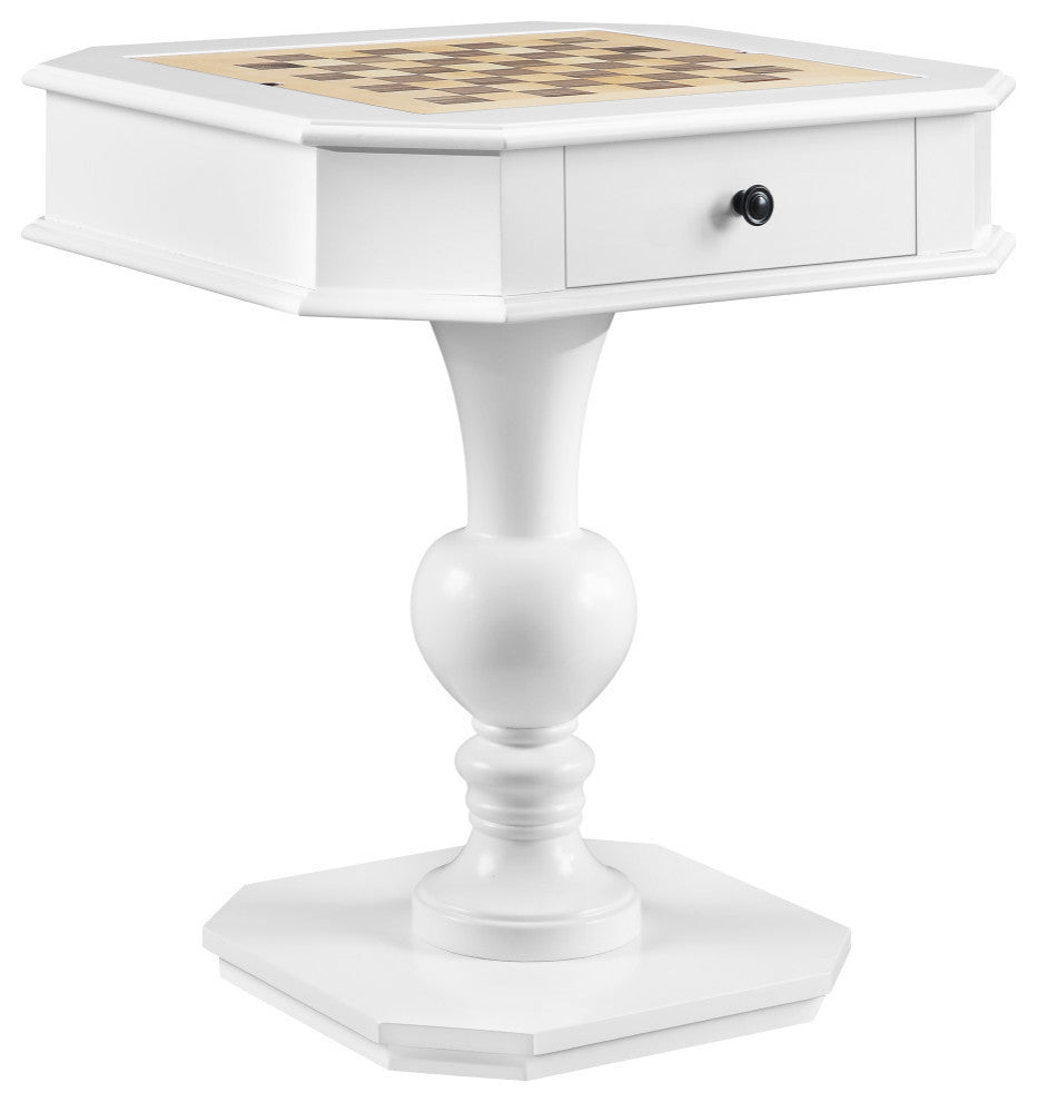 Galini Game Table, White
