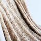 Plutus Champagne Persian Chilla Faux Fur Handmade Luxury Throw, Blanket 80l X 90