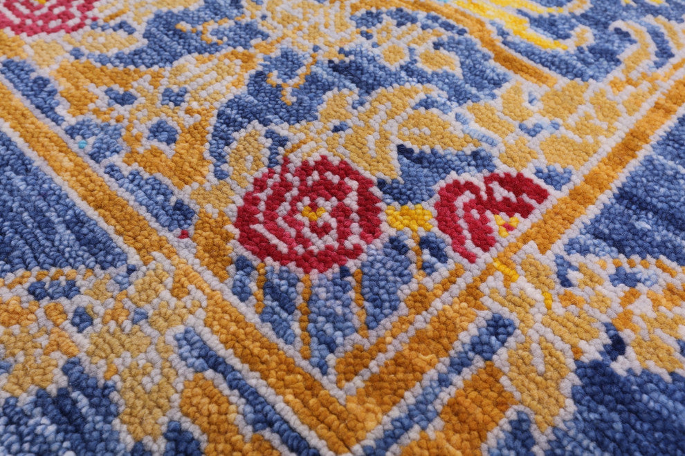 4' 1" X 5' 10" William Morris Hand Knotted Wool Rug - Q13464