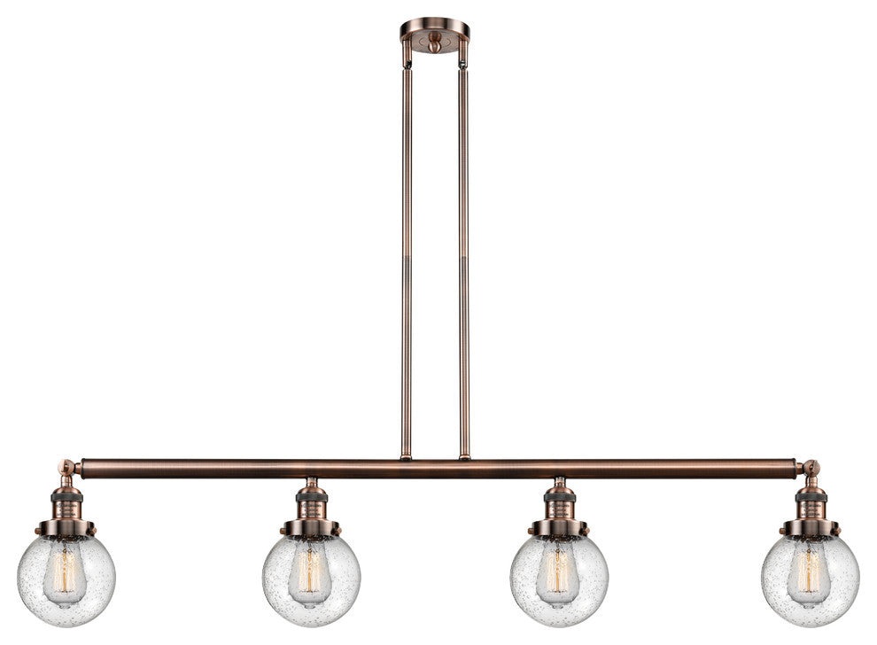 Innovations 214-Ac-S-G204-6-Led 4 Light Dimmable Led Adjustable Island Light