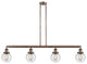 Innovations 214-Ac-S-G204-6-Led 4 Light Dimmable Led Adjustable Island Light