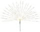 LED Starburst Tree Topper 30"Wx31"H 150 Lights UL Plug, 2-Piece Set