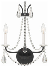 Karrington 2-Light Wall Mount, Matte Black