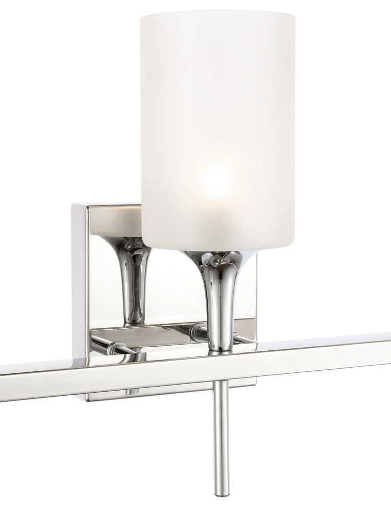 Chelsea 3-Light Bath, Sand Blasted Cylinder Glass, LED G9