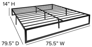 King Bed Frame and Mattress Set