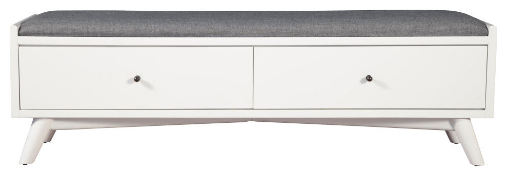 Flynn Bench, White