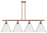 Innovations 516-4I-AC-GBC-124 4 Light Island Light, Antique Copper