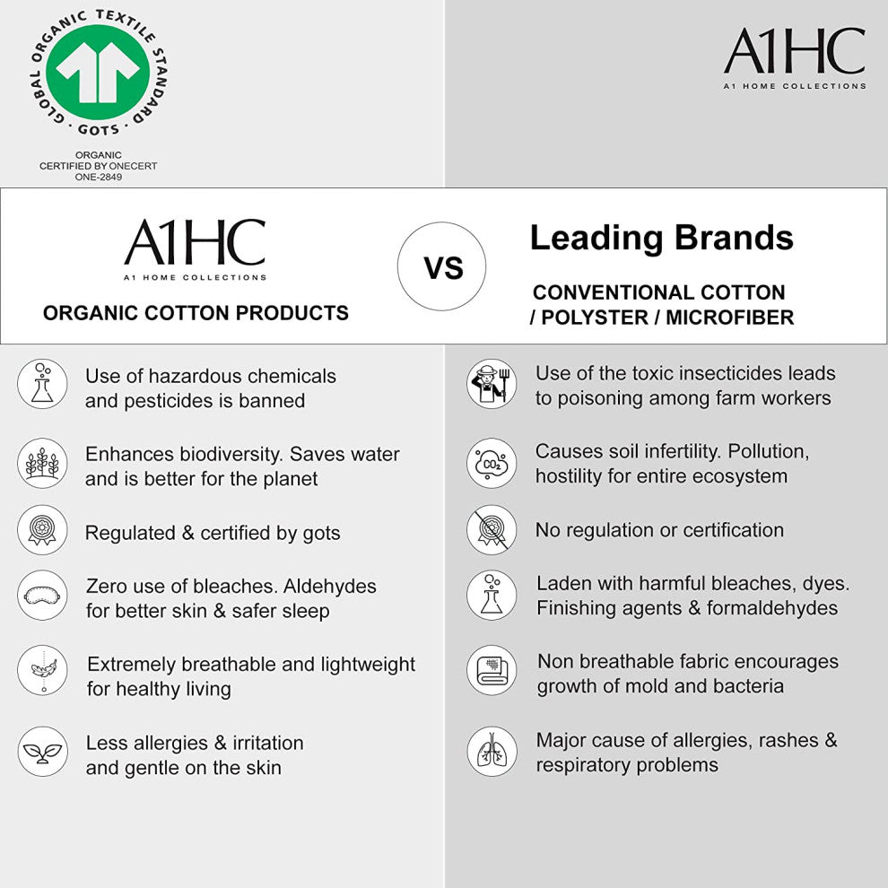 Trellis Reversible Organic Cotton Sham, Set of 2