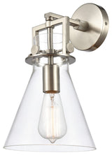 Innovations Newton Cone 1 8" Sconce Satin Nickel