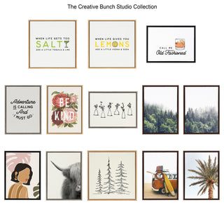 Sylvie Moon Set by The Creative Bunch Studio, Natural 2 Piece 18x24