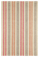 Kit Kemp x Dash & Albert Long Slade Spice Handwoven Cotton Rug, Multi, 8' x 10'