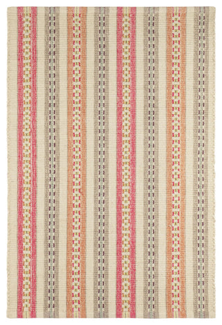 Kit Kemp x Dash & Albert Long Slade Spice Handwoven Cotton Rug, Multi, 8' x 10'