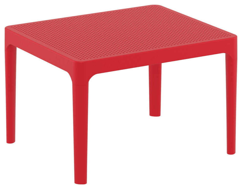 Sky Side Table 24" Red