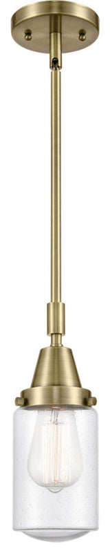 Innovations Lighting 447-1S-AB-G314 Dover 1 Light 4.5" Mini Pendant