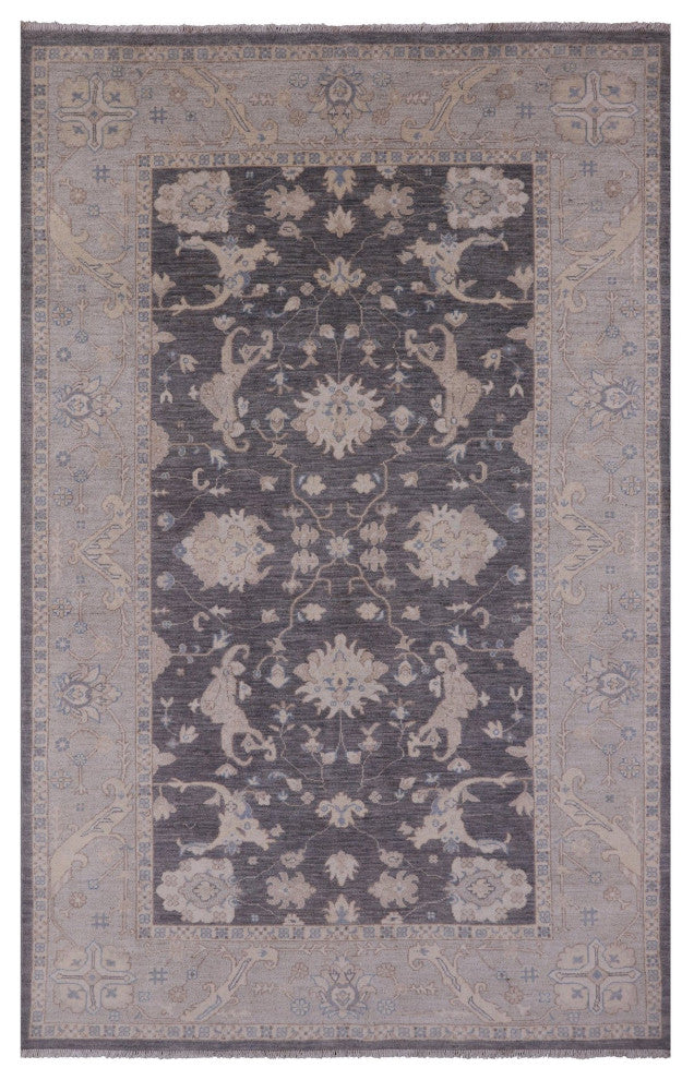 5' 10" X 9' 2" Peshawar Hand-Knotted Rug Q4873