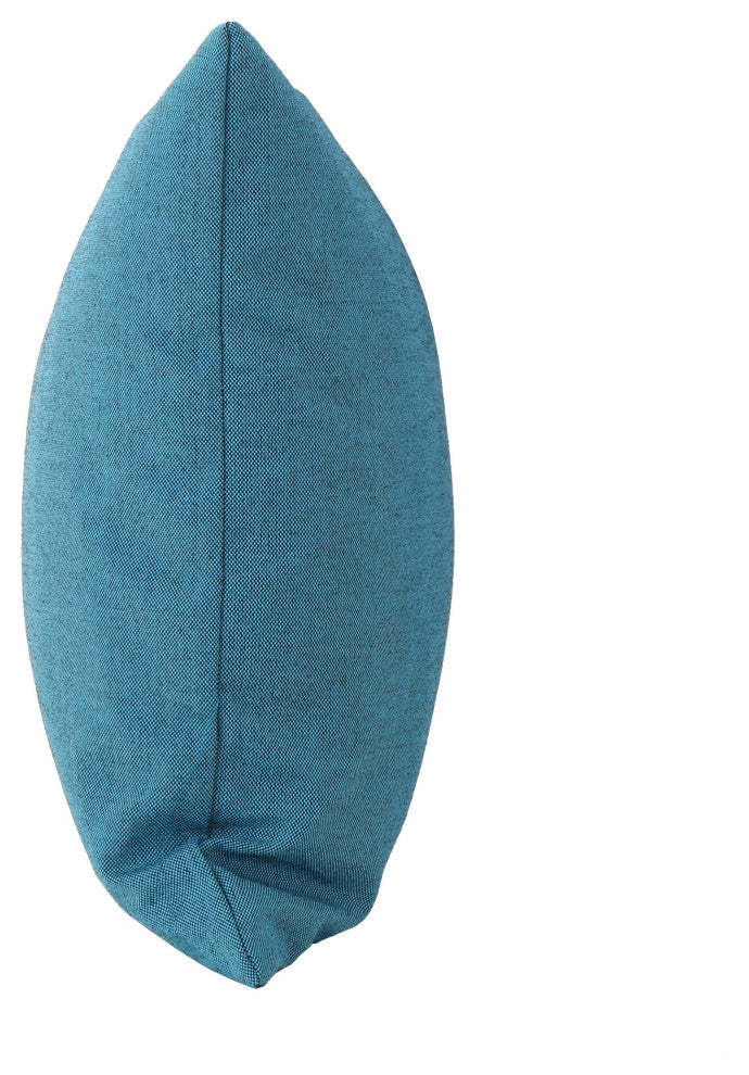 GDF Studio Kaffe Indoor Water Resistant Rectangular Throw Pillow, Teal, Set of 2