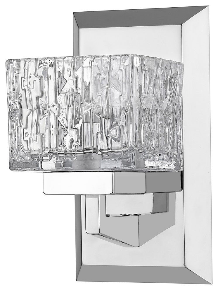 Zlite 1927-1S-CH-LED 1-Light Wall Sconce, Clear