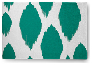 Web of Ikat Soft Chenille Area Rug, Green, 2'x3'