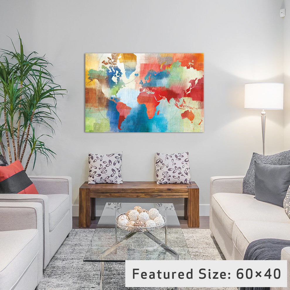 "Seasons Change Abstract" by Michael Mullan, 26x18x1.5