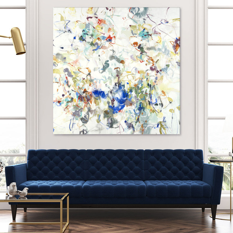 Party Time III - 84 x 84 by Lisa Ridgers