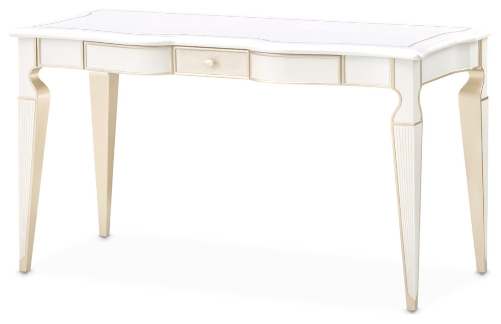 La Marisia Vanity Desk, Creamy Pearl