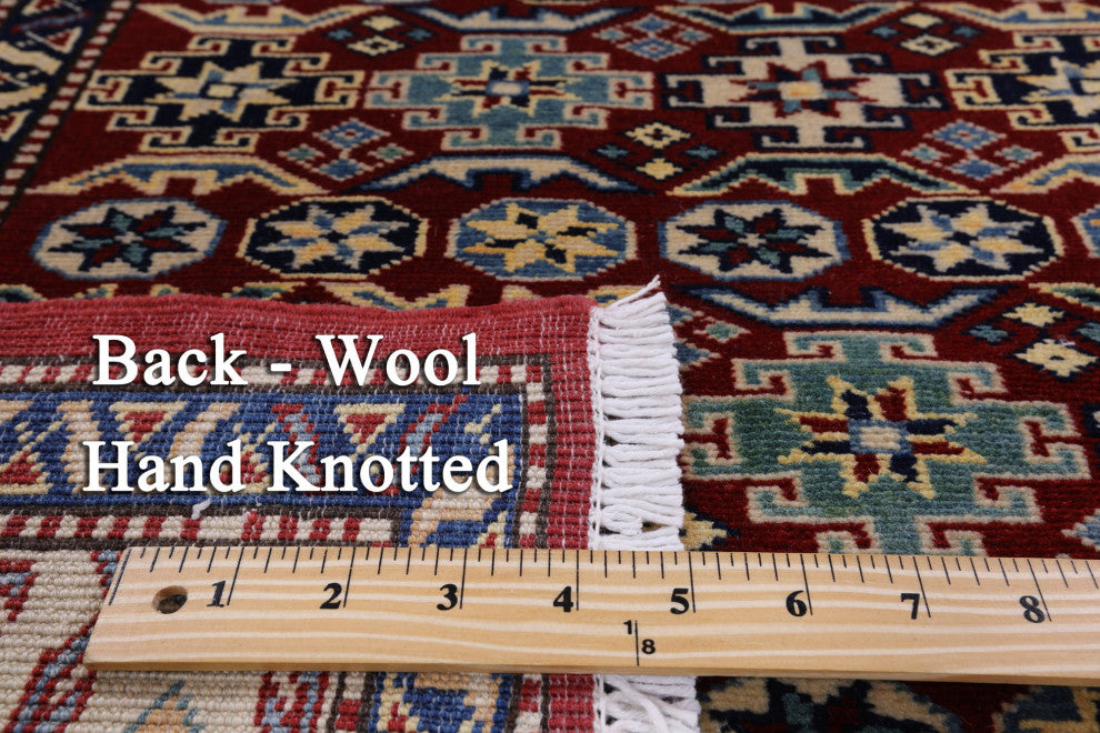 4' 3" X 5' 9" Shirvan Hand Knotted Wool Rug Q6677