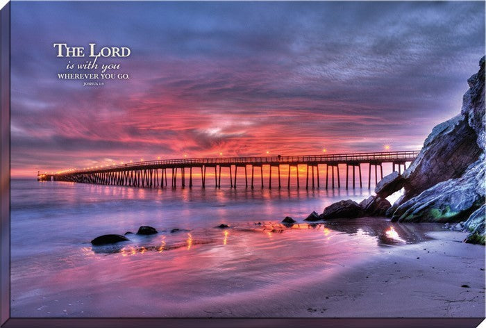 The Lord Is With You Canvas Wall Art