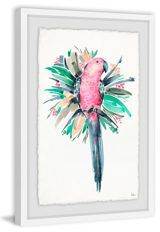 "Tropical Bird II" Framed Painting Print, 8"x12"