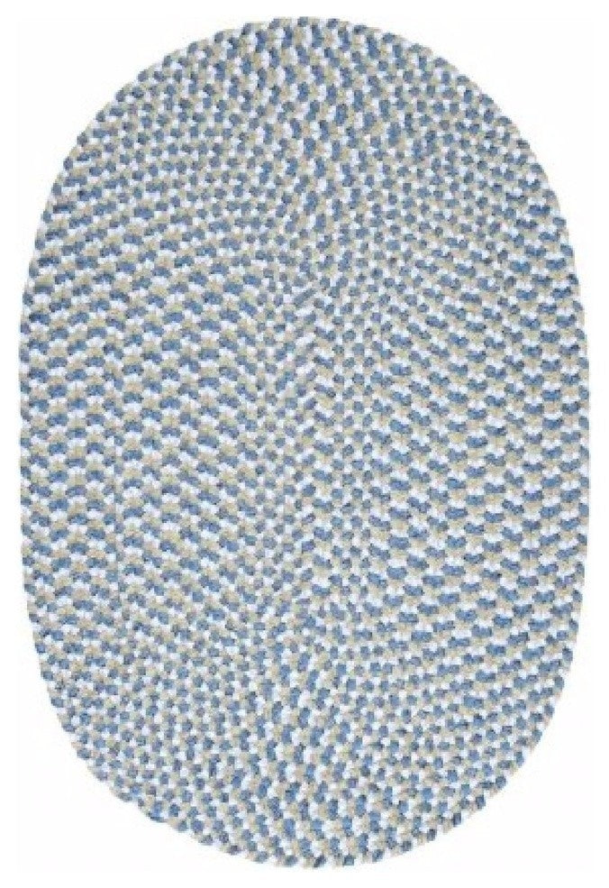 Confetti Rug, Blue, 14"x17" Swatch Sample