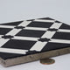 Ait Baha Handmade Cement Tile, Black/White, Sample