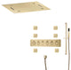 Led Musical Shower System With Hand Shower, Style 4 - Phone Control