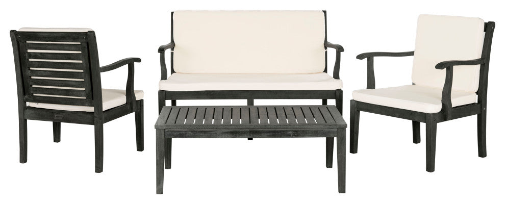Safavieh Fresno 4-Piece Indoor-Outdoor Living Set