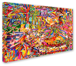Josh Byer 'A Robot Imagines A Hamburger' Canvas Art, 14x19