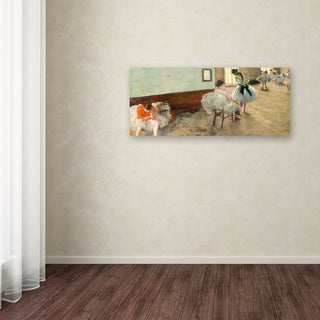 'The Dance Lesson, 1879' Canvas Art by Edgar Degas