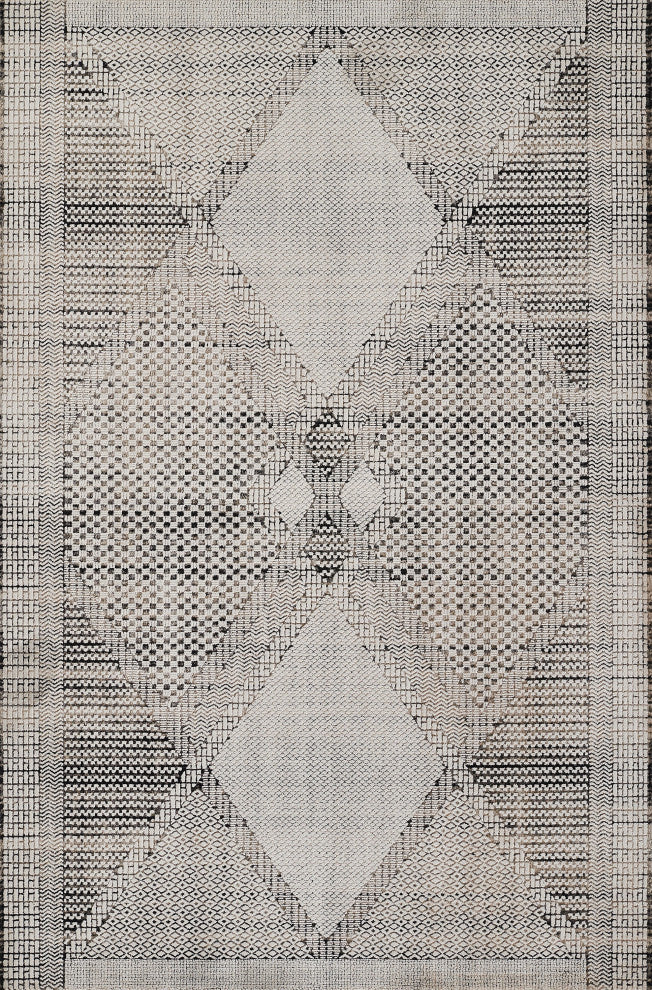 Momeni Noho Polyester Ivory Area Rug 2' X 3'