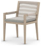 Sherwood Dining Armchair-Brown/Faye Ash