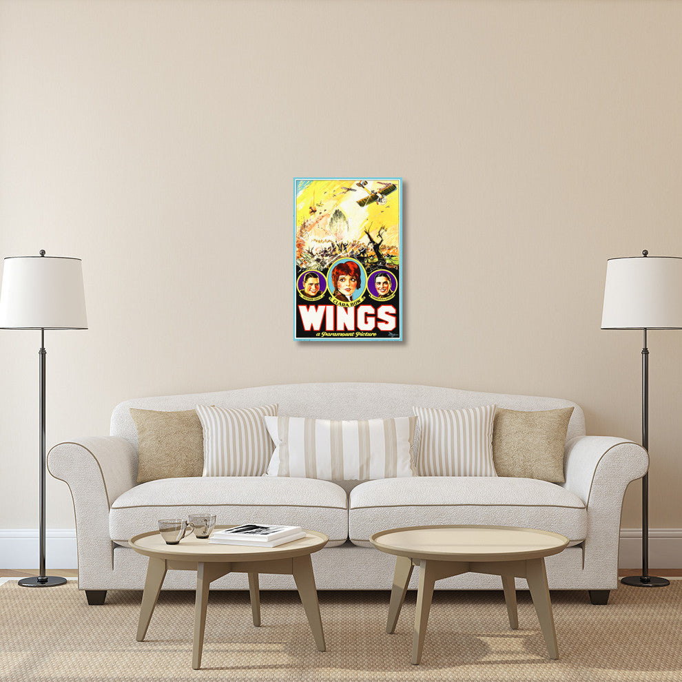 "Wings" Stretched Canvas Giclee by Hollywood Photo Archive, 24x36"