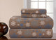 Pointehaven 170 Flannel Sheet Set, Snow Flakes Brown, Twin Xl