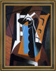 Juan Gris Still Life on a Chair Framed Premium Canvas Print, 18"x24"