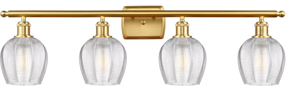 Innovations 516-4W-SG-G462-6 4 Light 36" Bath Vanity Light, Satin Gold