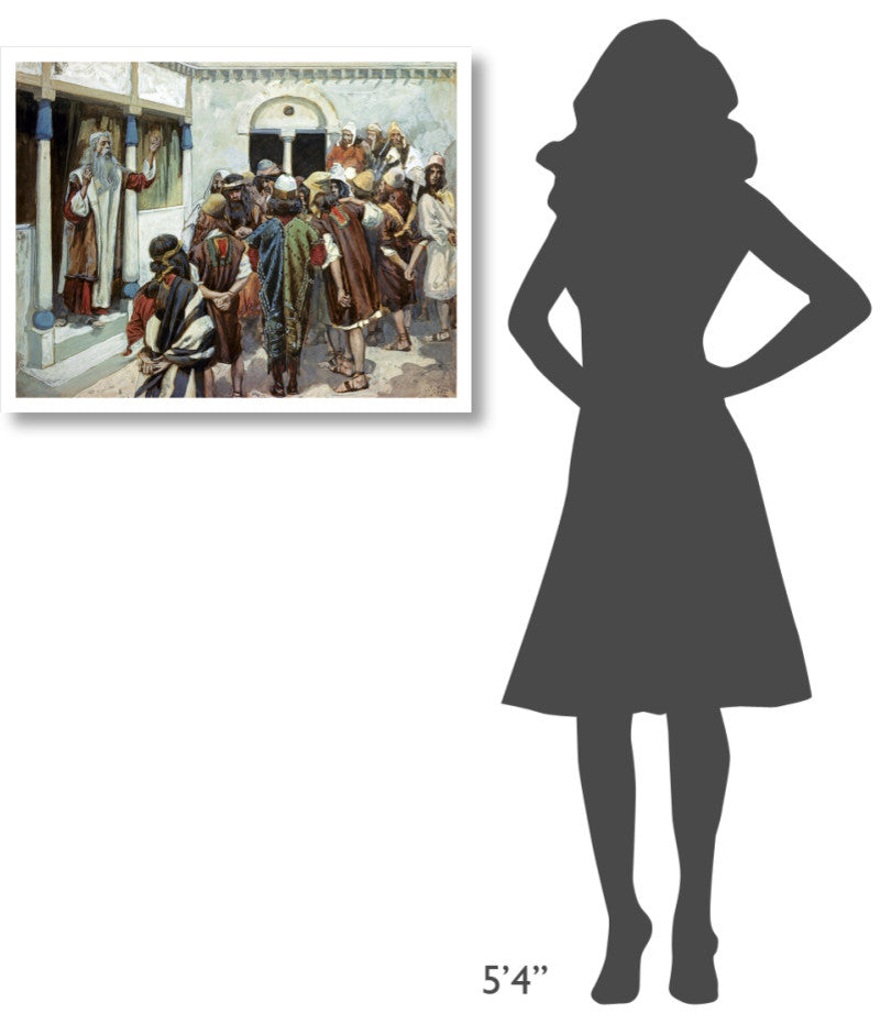 "Moses Speaks to the People" Digital Paper Print by James Tissot, 32"x25"