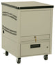 Laptop Depot Cart With 5 Capacity Unit, Bone White